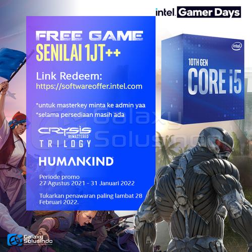 Foto Produk Intel Core i5-10400F 4.3GHz Comet Lake Processor dari GASOL