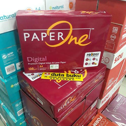Jual PAPER ONE KERTAS HVS A4 F4 B5 Q4 / KERTAS PAPERONE 100gr - A4 100