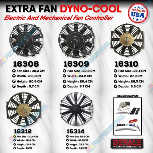 Jual DERALE Extra Fan DynoCool Electric Fan and Mechanical Fan
