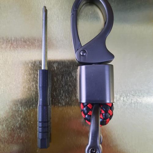 Gambar Gantungan Kunci Premium Leather Key Chain Mobil Motor hitam merah dari The Car Shop Jakarta Utara Tokopedia