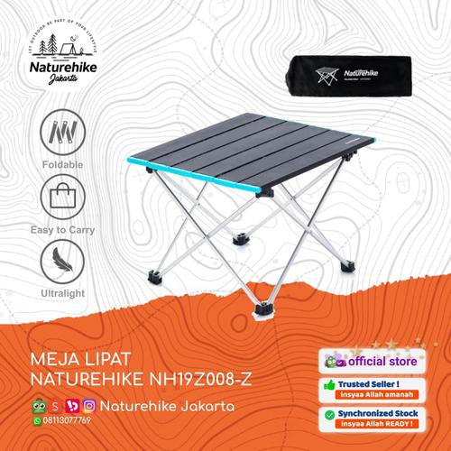 Foto Produk MEJA LIPAT NATUREHIKE NH19Z008-Z CAMPING OUTDOOR ULTRALIGHT PORTABLE - Hitam dari Naturehike Jakarta