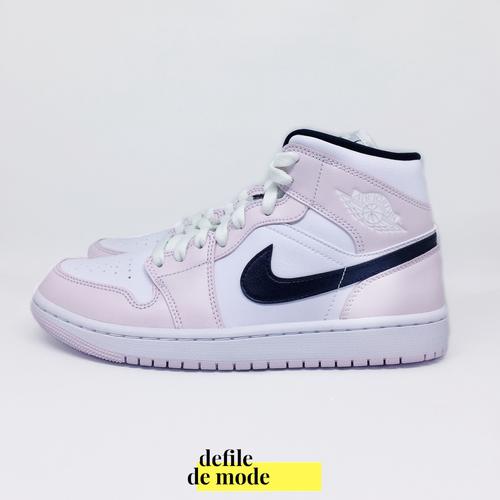 Jual AIR JORDAN 1 MID BARELY ROSE WMNS 