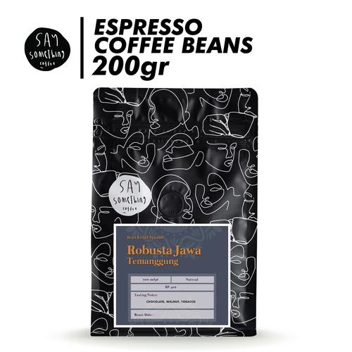 Foto Produk Kopi Jawa Temanggung 200 Gram (Biji Kopi Robusta - Espresso) - Grind Kasar dari Say Something Coffee