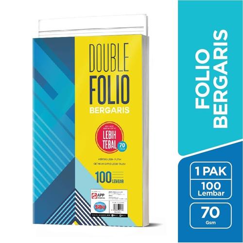 Gambar SiDU Double Folio Bergaris 100 lembar 70 GSM dari SINAR SURYA STATIONERY Kota Tangerang Selatan Tokopedia