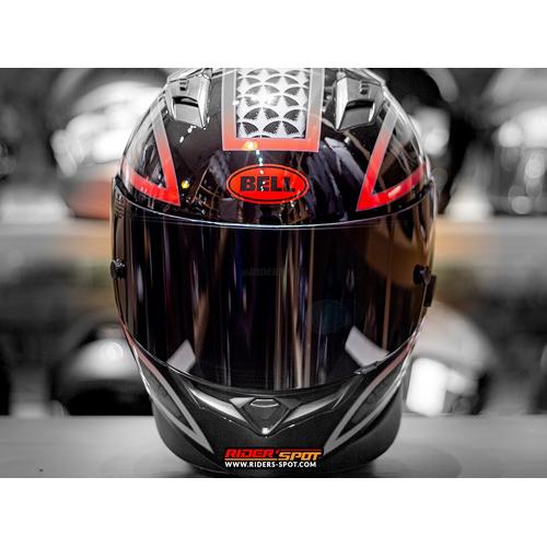 Jual Dark Smoke Flat Visor Bell Click 