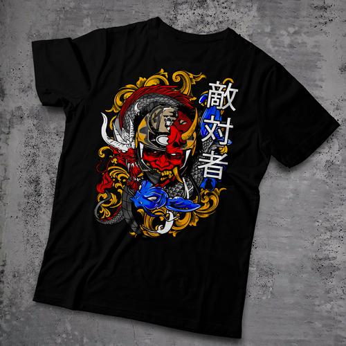 Foto Produk TSHIRT ANTAGONIST PROJECT - ONIMUSHA V.1 - M dari Antagonist_id