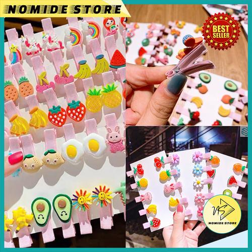 Gambar 1SET JEPIT RAMBUT ANAK JEPITAN RAMBUT BAYI KARAKTER LUCU AK18 - AK18-13 BUNGA 3 dari NOMIDE STORE Kota Tangerang Tokopedia