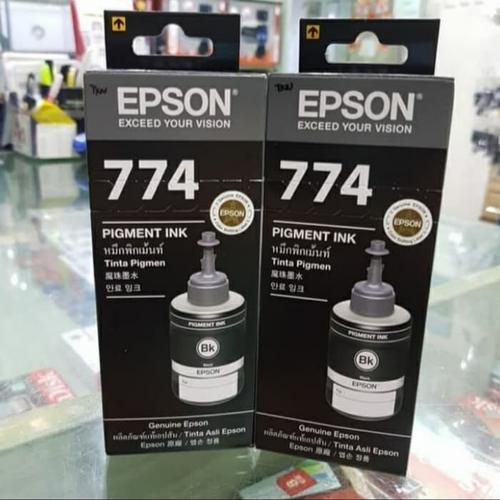 Jual TINTA EPSON 774 BLACK ORIGINAL,M100,M200,M205,L1455/TINTA PRINTER -  Jakarta Pusat - Audreystationery | Tokopedia