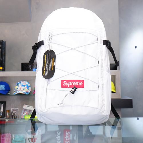 supreme fw17 backpack white