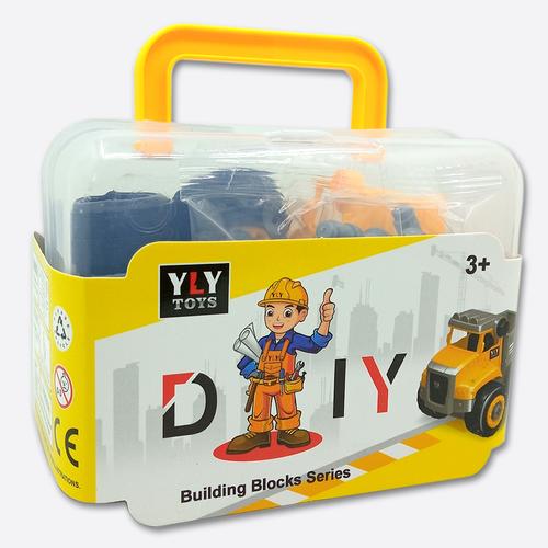 Gambar DIY Mobil Konstruksi Crane Mixer Bucket Mainan Anak Laki Laki with Box - Bucket dari Grandia Shop Kota Tangerang Selatan Tokopedia