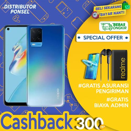 Foto Produk OPPO A54 4/128GB Garansi Resmi 4 GB 128 GB Hitam Biru - 4GB 64GB, Non Bundle dari Distributor Ponsel