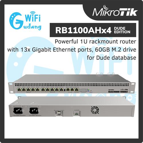 Controller Router Rb1100dx4 Jual MIKROTIK Routerboard RB1100Dx4 DUDE EDITION 1U Rackmount - Jakarta ...