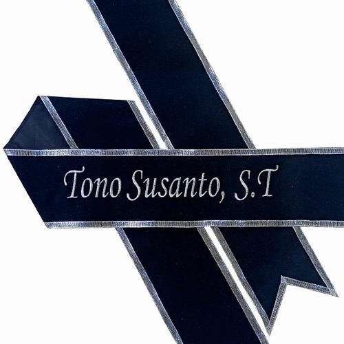 Gambar 1 HARI JADI SASH SELEMPANG WISUDA BLUDRU BORDIR KOMPUTER MURAH - SILVER dari Alfarizi Store Indonesia Kab. Sumedang Tokopedia