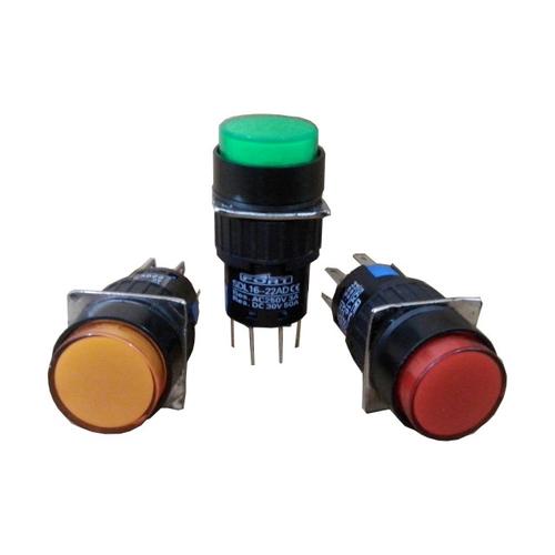 Jual Illuminated push button LED, 16mm,merek Fort - Jakarta Barat ...