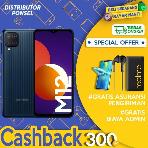 Foto Produk Samsung Galaxy M12 4/64GB 3/32GB Garansi Resmi 3 GB 32 GB 4 GB 64 GB - 3GB 32GB, Non Bundle dari Distributor Ponsel