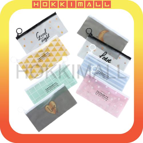 Gambar Tempat Pensil Transparan Zip Karakter Kosmetik Tempat Alat Tulis Zip - Kode A dari hokkimall Kab. Tangerang Tokopedia