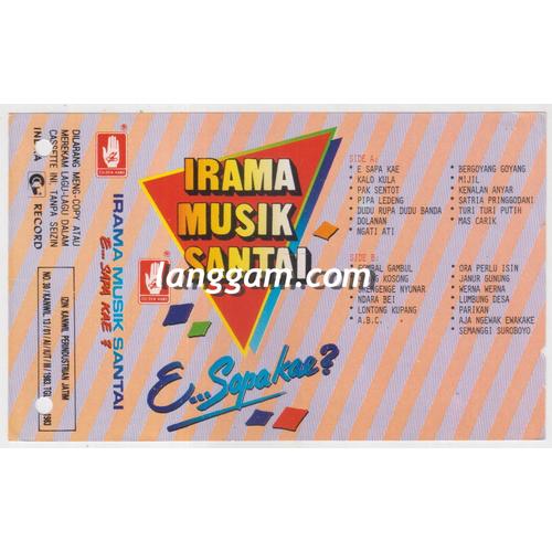 Foto Produk COVER SAMPUL KASET IRAMA MUSIK SANTAI - E SAPA KAE dari Langgam