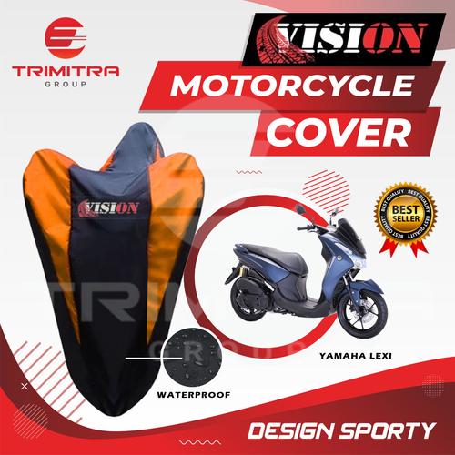 Gambar Cover Warna Motor / Sarung Motor Yamaha LEXI Waterproof Merk Vision - Orange dari Trimitra Group Kab. Tangerang Tokopedia
