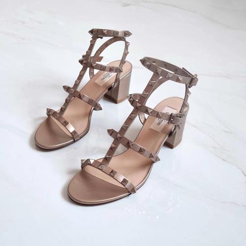 Valentino Chunky Caged Block Heels 6cm 