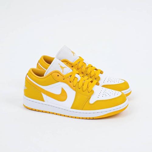 air jordan 1 low white and yellow