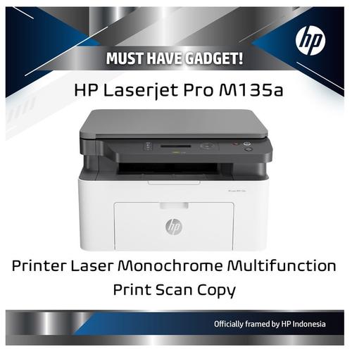 Jual Printer HP Laserjet MFP 135a M135a Monochrome Print Scan Copy - Kota  Makassar - Super Laris IT | Tokopedia