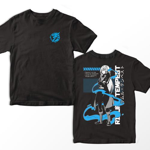 Gambar Kaos Anime Distro Demon Lord Rimuru Jura Federation - Hitam, S dari Animegearx Official Kota Bandung Tokopedia