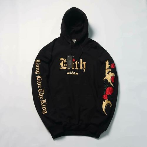 Jual jaket hoodie original kith rose full bordir gold unisex - Hitam, M -  Kota Bandung - Distro_hoodie | Tokopedia