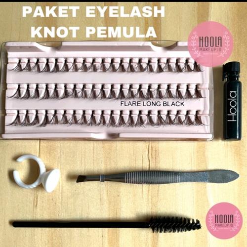 Gambar paket bulu mata tanam knot / 5 in 1 eyelash extension - Long 14mm dari intaneyelashesshop Kab. Tangerang Tokopedia