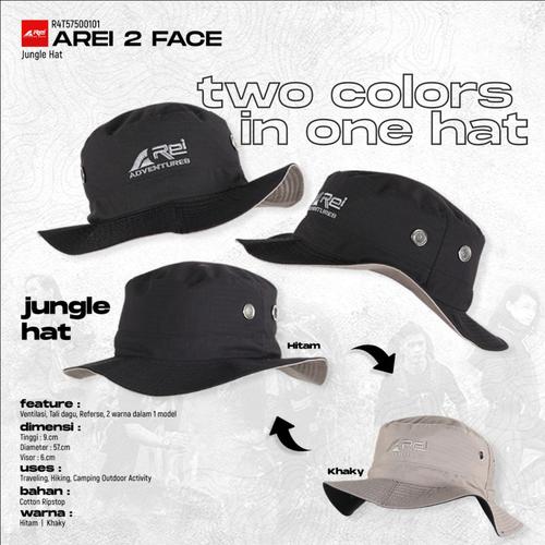 Jual TOPI RIMBA AREI JUNGLE HAT 2 FACE 