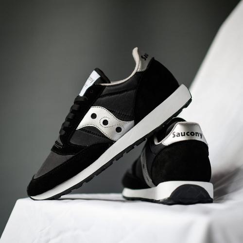 saucony jazz original vintage black white