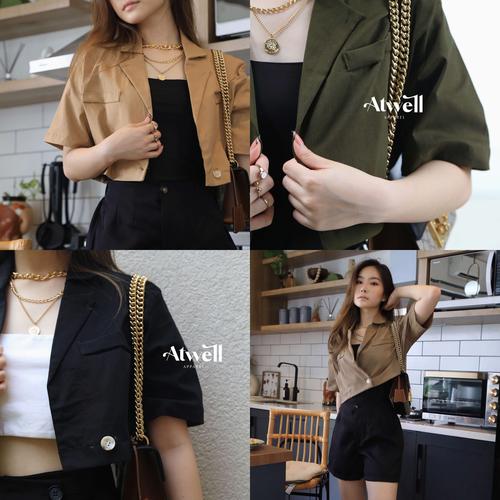 Jual Blythe Short sleeve Cropped Blazer 