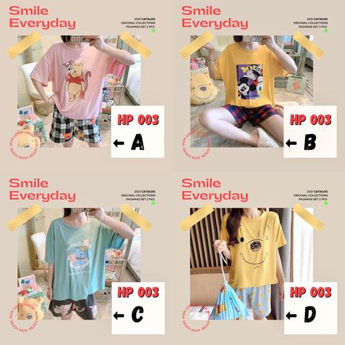 Gambar Baju Tidur Set HP 003 piyama Stelan Celana Pendek Baju Pendek+Pouch dari Rivtech Global Solution Jakarta Barat Tokopedia