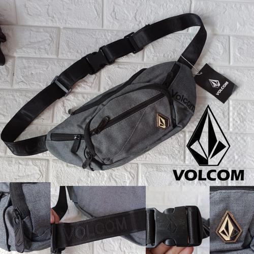 Jual Waist Bag Black Dark Grey Original Abu abu Tua Kota