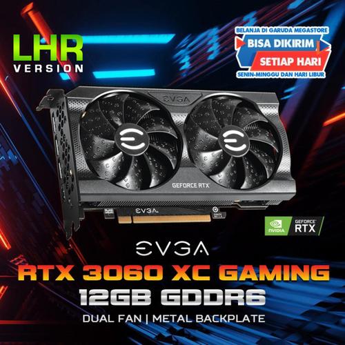 Gambar EVGA GAMING RTX 3060 XC GAMING EVGA RTX 3060 XC GAMING 12GB GDDR6 LHR dari Garuda Megastore Jakarta Barat Tokopedia