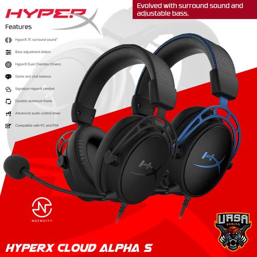 Cloud Alpha S – USB Gaming Headset with 7.1 Surround Sound | HyperX