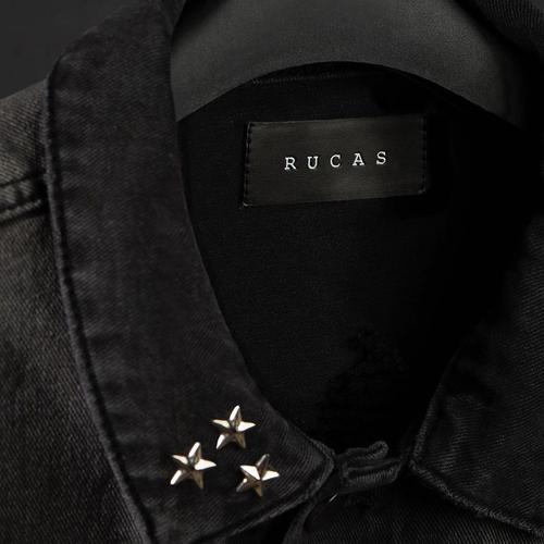 Jual denim jacket rucas jade black 