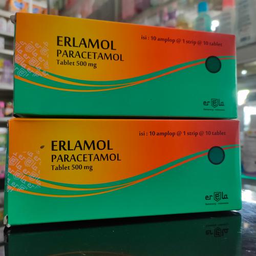 Erlamol Jual ERLAMOL 1 BOX ISI 10 STRIP paracetamol 500mg - Kab. Tegal - PUTRI ...