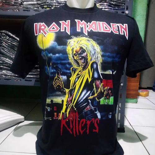 Jual Tshirt IRON MAIDEN KILLERS - Hitam 