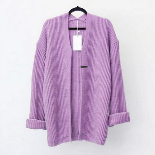 Foto Produk CARDIGAN PREMIUM HOT BERSHKA WANITA PREMIUM KNIT - CARDIGAN WANITA - Lylac dari lattina_shop