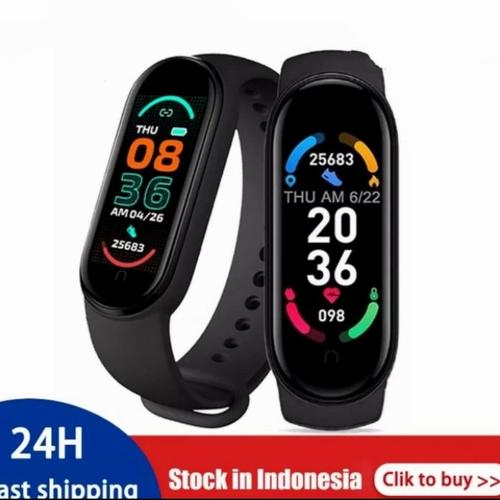 Jual smartwatch M6 jam pintar oximeter sp02 alat deteksi jantung - Jakarta  Barat - Toserba 76 | Tokopedia