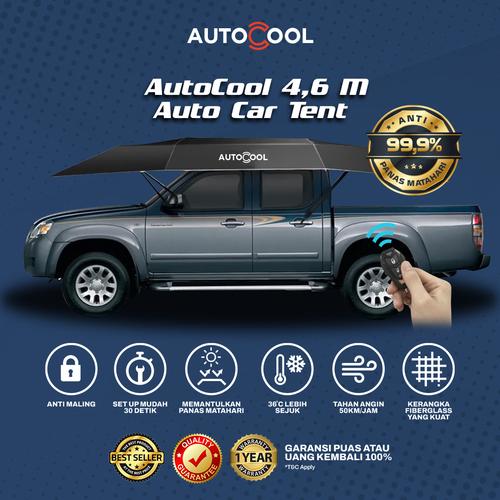 Gambar 4,6m AutoCool Automatic Car Tent - Hitam dari AutoCool Official Jakarta Utara Tokopedia