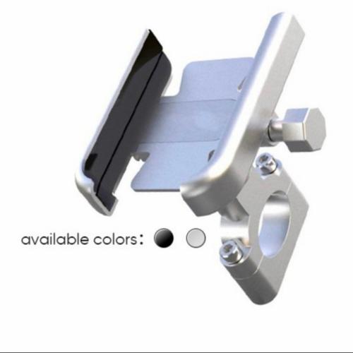 Foto Produk PHONE HOLDER HP MOTOR HANDPHONE SPION STANG SEPEDA STAND HONDA - STANG - SILVER dari ACC COMPUTER 22