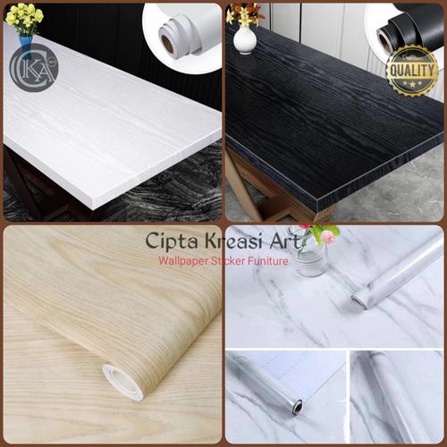 Gambar Stiker meja/ sticker lantai kayu, wallpaper dinding, meja lemari pintu - Serat Putih, 25cm dari STICKER KACA & KACA FILM CKA Kota Bekasi Tokopedia