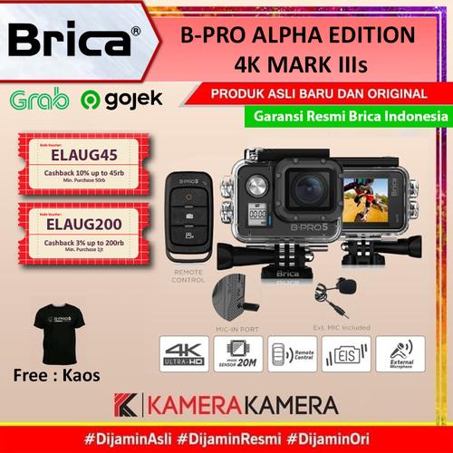 Gambar B-PRO BRICA AE 4K AE3S BLACK FREE T-SHIRT ACTION CAMERA- GARANSI RESMI dari kamerakamera Tokopedia