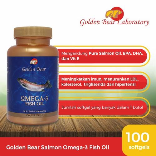 Jual Golden Bear Salmon Omega 1000mg 100 capsul BPOM HALAL - Jakarta Barat  - zouk | Tokopedia
