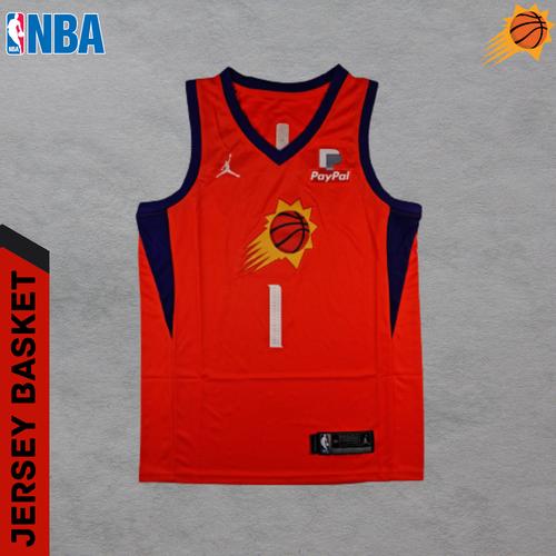 Jual JERSEY BASKET NBA BAJU BASKET SWINGMAN PHOENIX SUNS DEVIN BOOKER