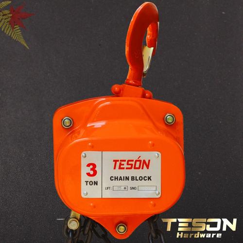 Promo Teson Chain Block 3 Ton x 15 Meter Takel Katrol Hoist Chainblock ...