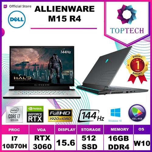 Foto Produk DELL ALIENWARE M15 R4 i7-10870H RTX3060 16GB 512ssd W10 15.6FHD 144Hz dari Top Tech