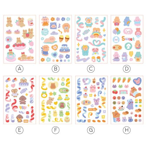 Gambar Kankan Soft Fur Animal Diary Deco Stickers - Sticker Unik - Sticker - VARIAN B dari Pinkabulous Kota Tangerang Selatan Tokopedia