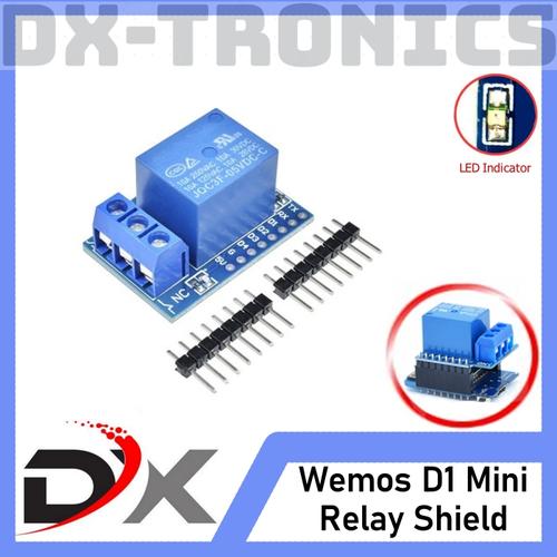 Jual Wemos D1 Mini Relay Shield D1 Mini ESP8266 Development Board ...